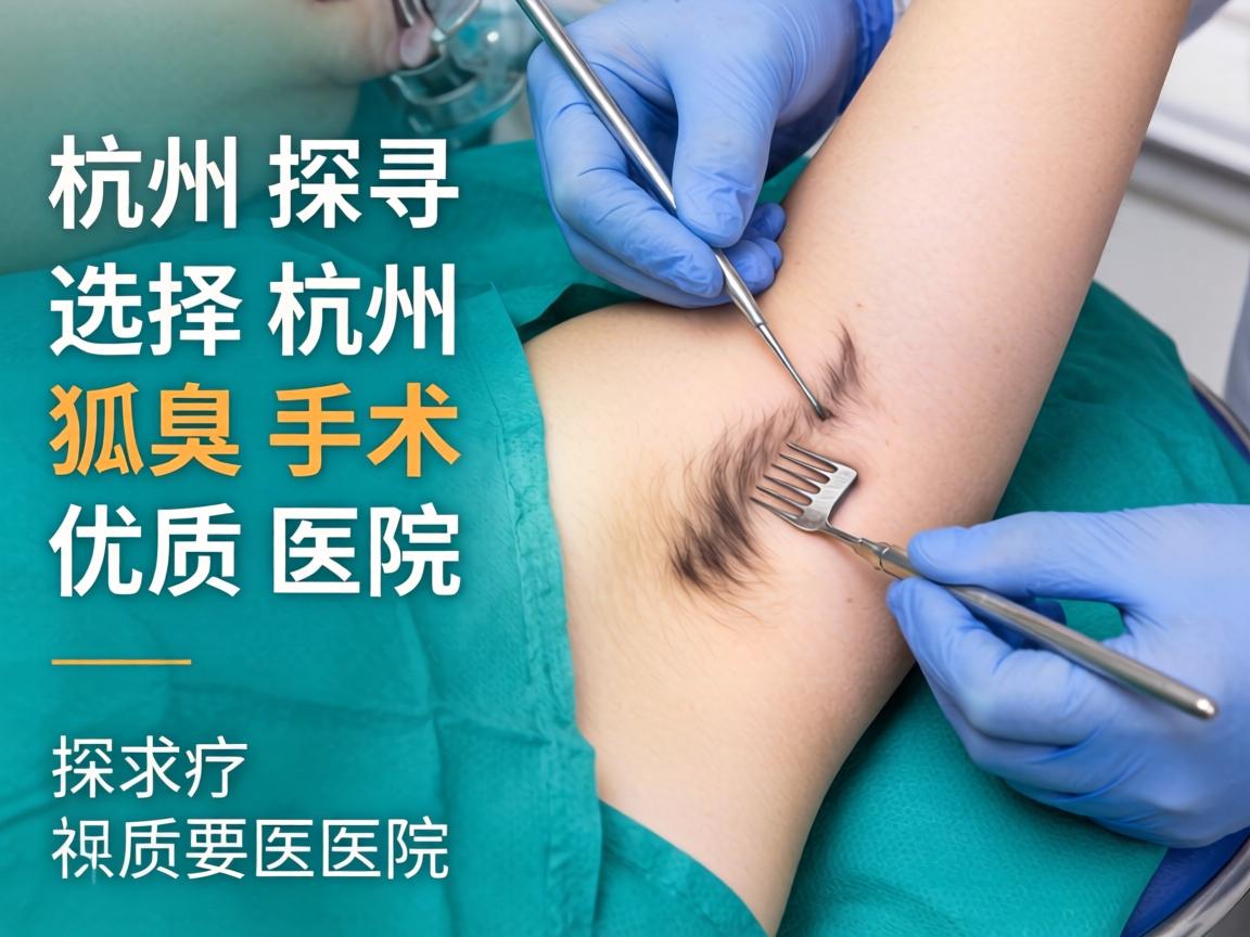 杭州狐臭手术选择指南,探寻杭州狐臭手术优质医院 杭州狐臭手术选择指南,探寻杭州狐臭手术优质医院
