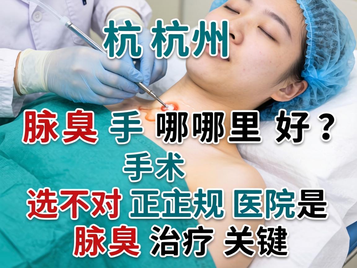 杭州腋臭手术哪里好?选对正规医院是腋臭治疗关键 杭州腋臭手术哪里好?选对正规医院是腋臭治疗关键