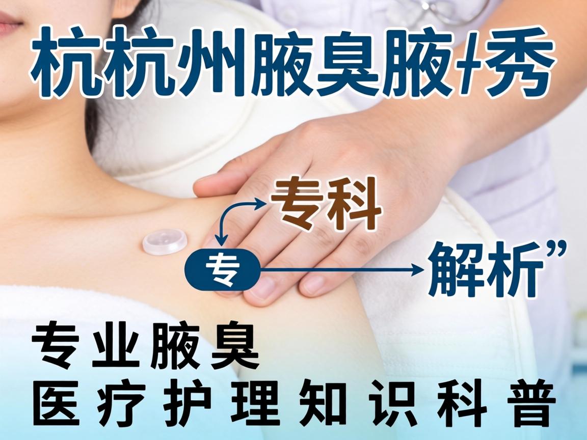杭州腋秀腋臭专科解析,专业腋臭医疗护理知识科普 杭州腋秀腋臭专科解析,专业腋臭医疗护理知识科普