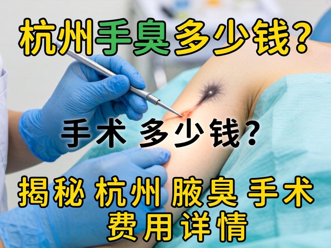 杭州腋臭手术多少钱?揭秘杭州腋臭手术费用详情 杭州腋臭手术多少钱?揭秘杭州腋臭手术费用详情