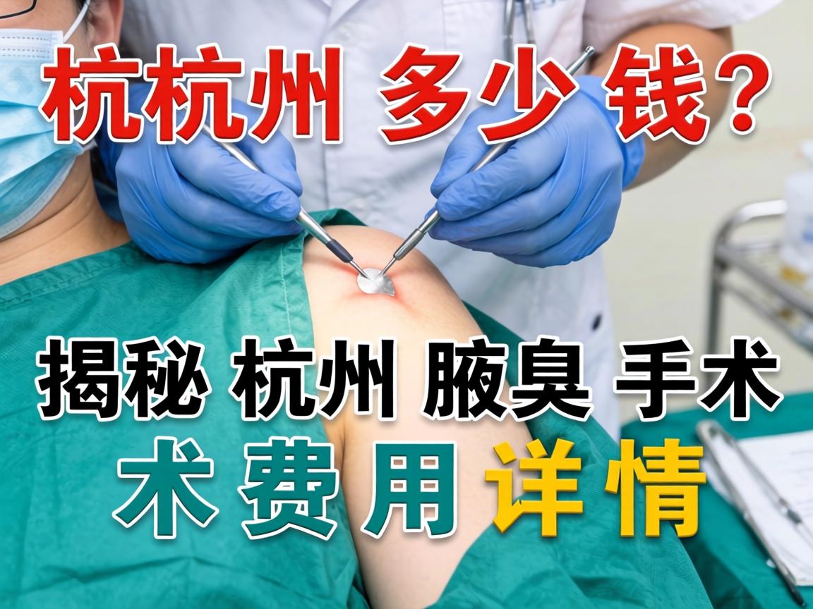 杭州腋臭手术多少钱?揭秘杭州腋臭手术费用详情 杭州腋臭手术多少钱?揭秘杭州腋臭手术费用详情
