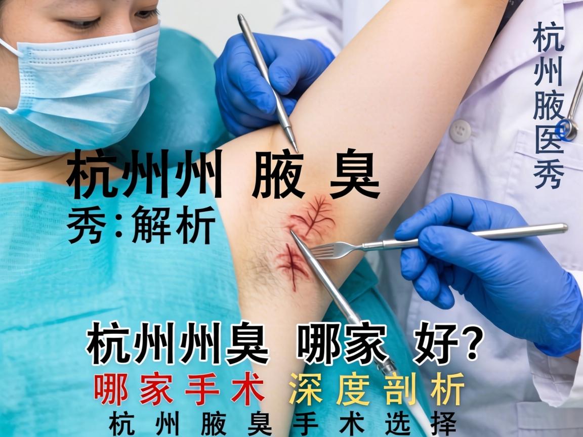 杭州腋秀解析，杭州腋臭手术哪家好？深度剖析杭州腋臭手术选择