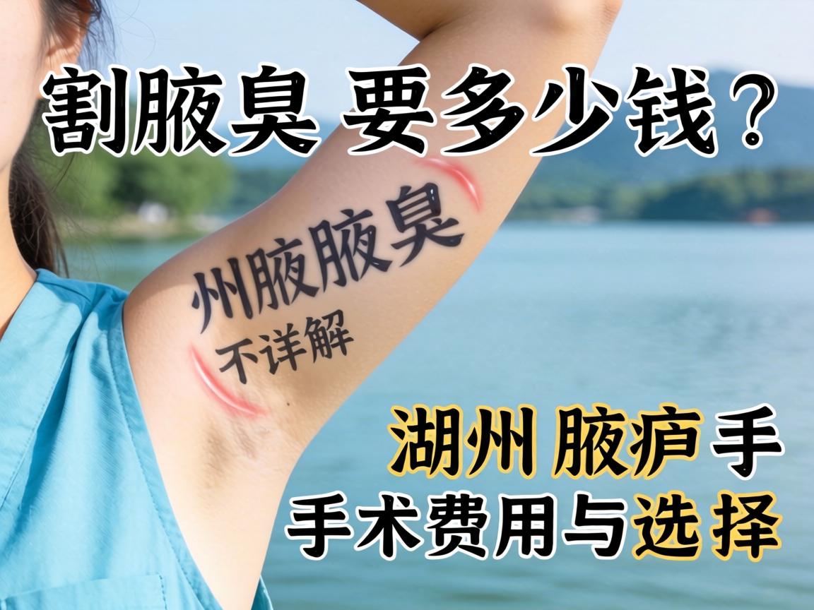 湖州割腋臭要多少钱？详解湖州腋臭手术费用与选择