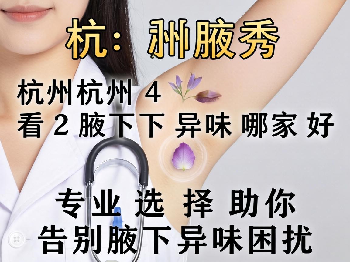 杭州腋秀解析,杭州看腋下异味哪家好,专业选择助你告别腋下异味困扰 杭州腋秀解析,杭州看腋下异味哪家好,专业选择助你告别腋下异味困扰