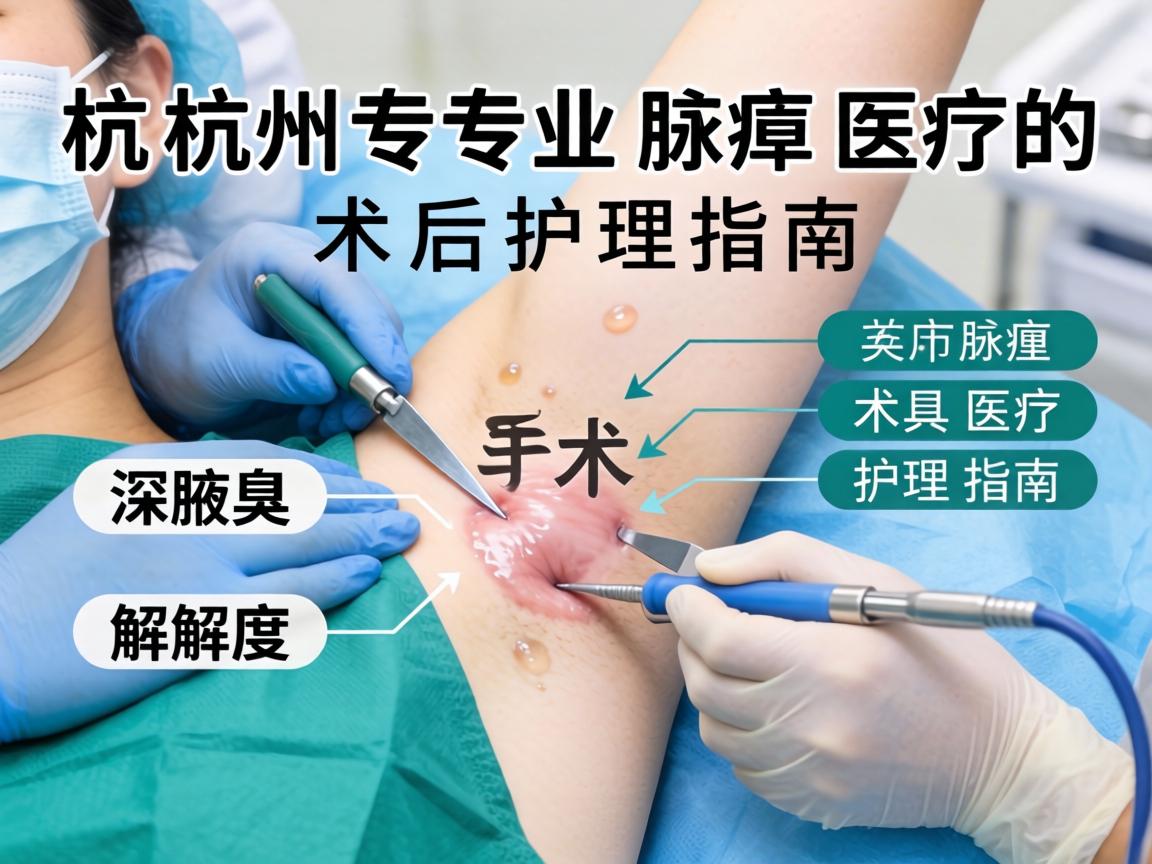 杭州腋臭手术深度解析，杭州专业腋臭医疗的术后护理指南