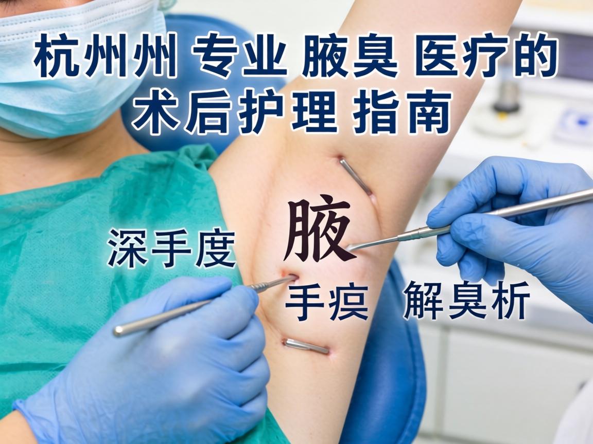 杭州腋臭手术深度解析，杭州专业腋臭医疗的术后护理指南