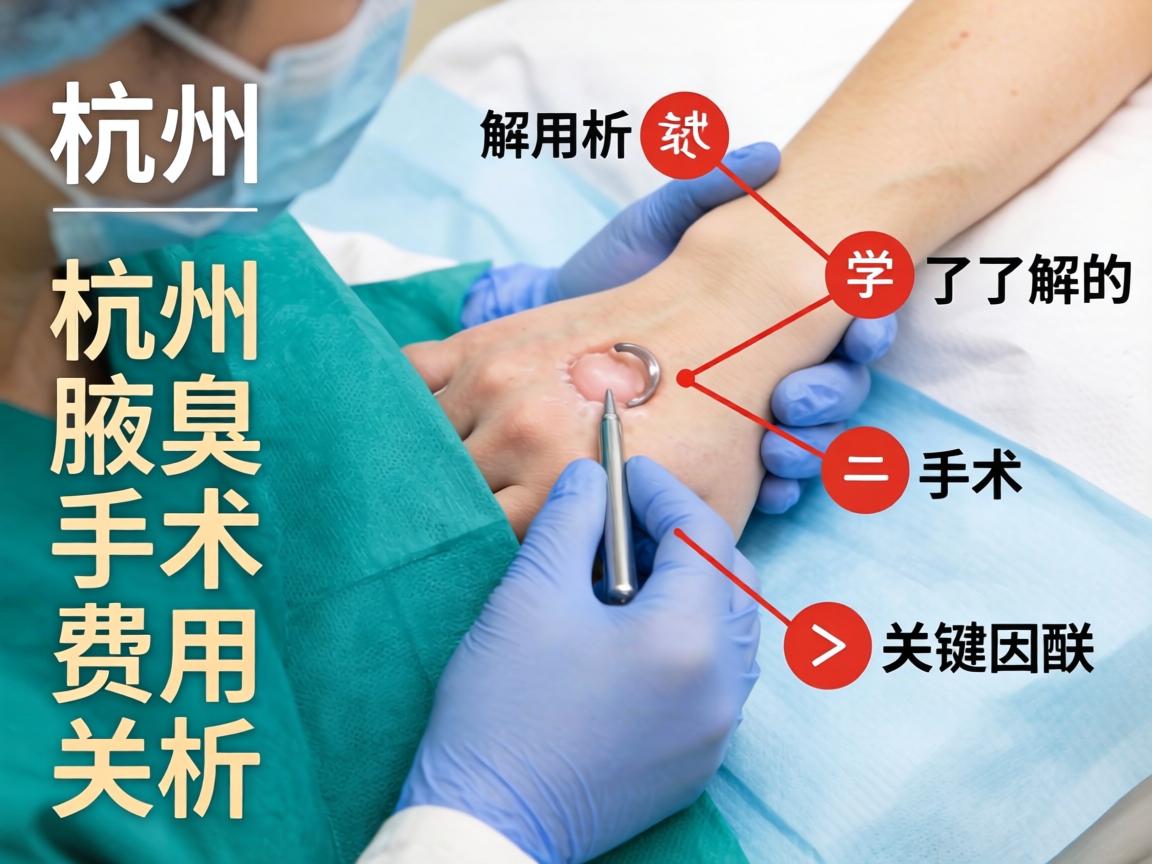 杭州腋臭手术费用解析，了解杭州腋臭手术费用的关键因素