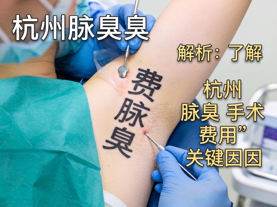 杭州腋臭手术费用解析，了解杭州腋臭手术费用的关键因素