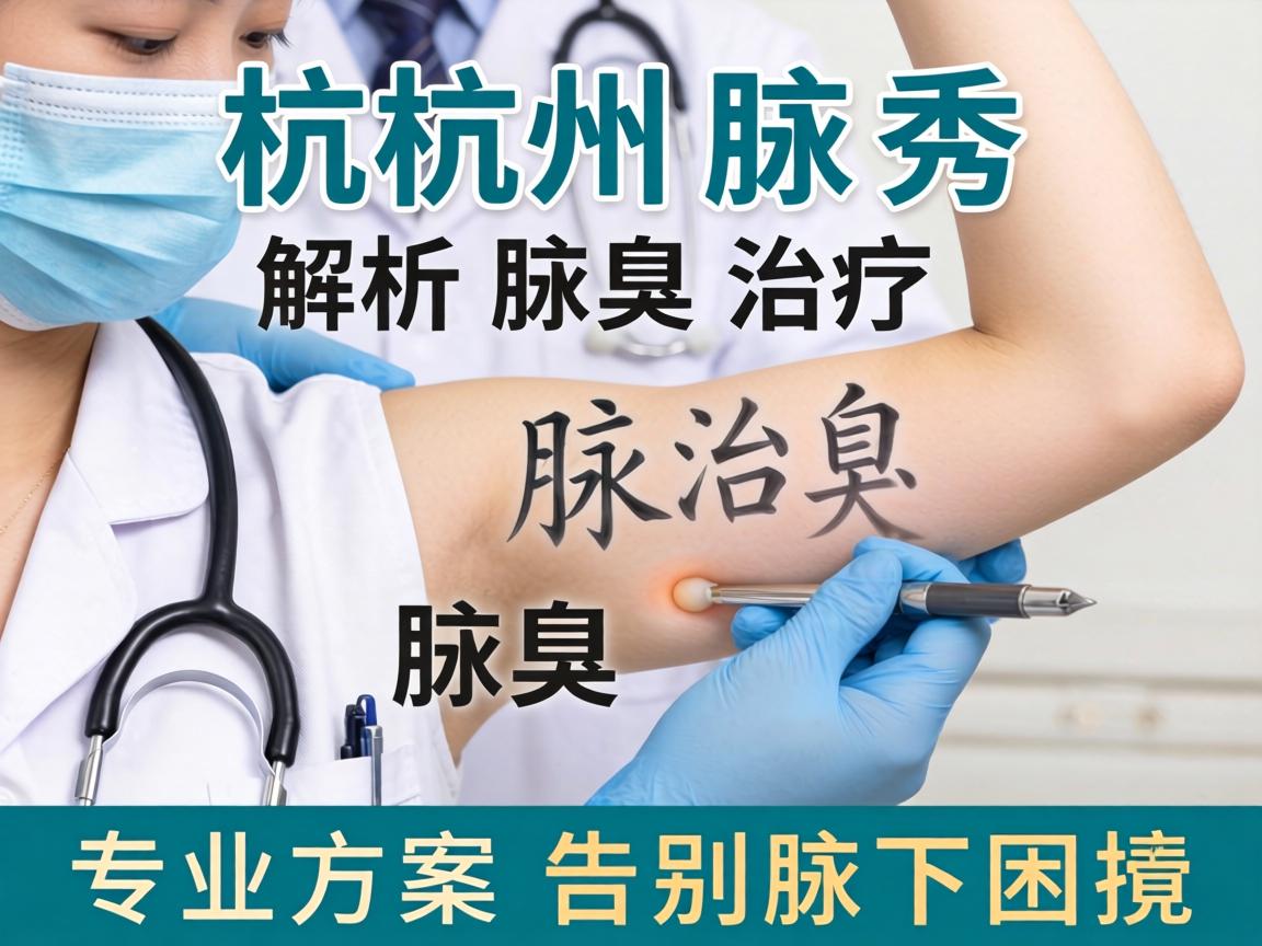 杭州腋秀解析腋臭治疗，专业方案告别腋下困扰