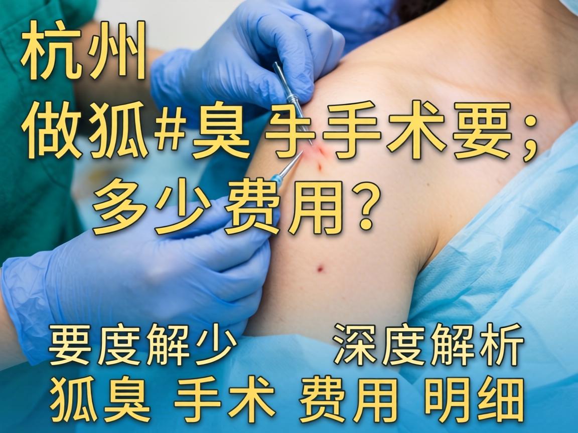 杭州做狐臭手术要多少费用?深度解析狐臭手术费用明细 杭州做狐臭手术要多少费用?深度解析狐臭手术费用明细
