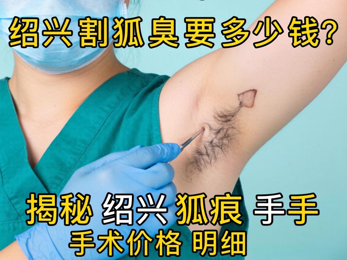 绍兴割狐臭要多少钱？揭秘绍兴狐臭手术价格明细