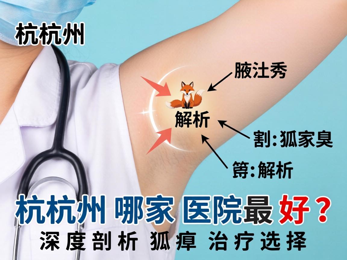 杭州腋秀解析，割狐臭杭州哪家医院最好？深度剖析狐臭治疗选择