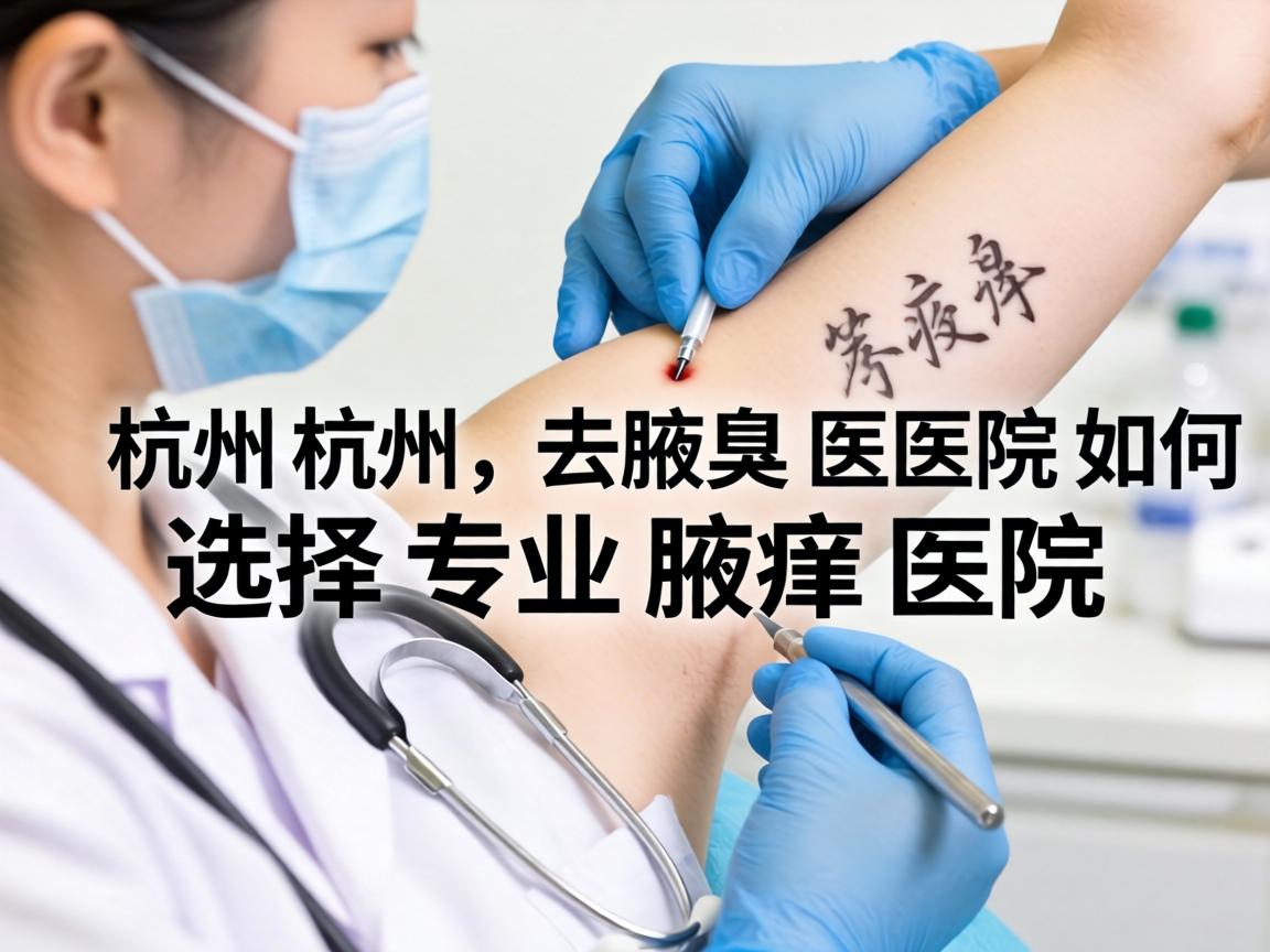杭州腋秀解析，杭州去腋臭医院如何选择专业腋臭医院
