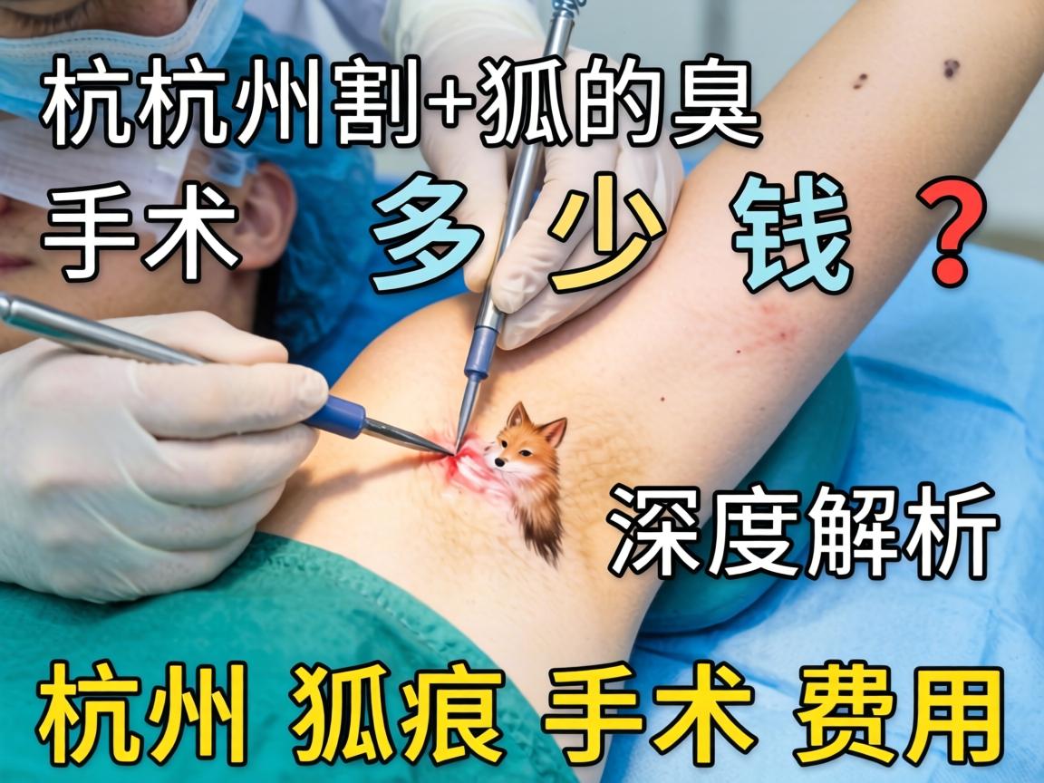 杭州割狐臭手术多少钱？深度解析杭州狐臭手术费用