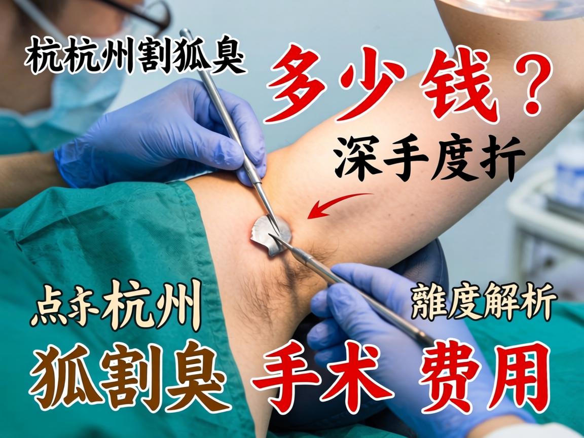 杭州割狐臭手术多少钱？深度解析杭州狐臭手术费用