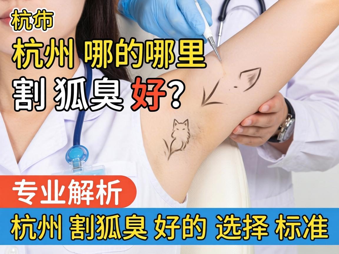 杭州哪里割狐臭好?专业解析杭州割狐臭好的选择标准 杭州哪里割狐臭好?专业解析杭州割狐臭好的选择标准