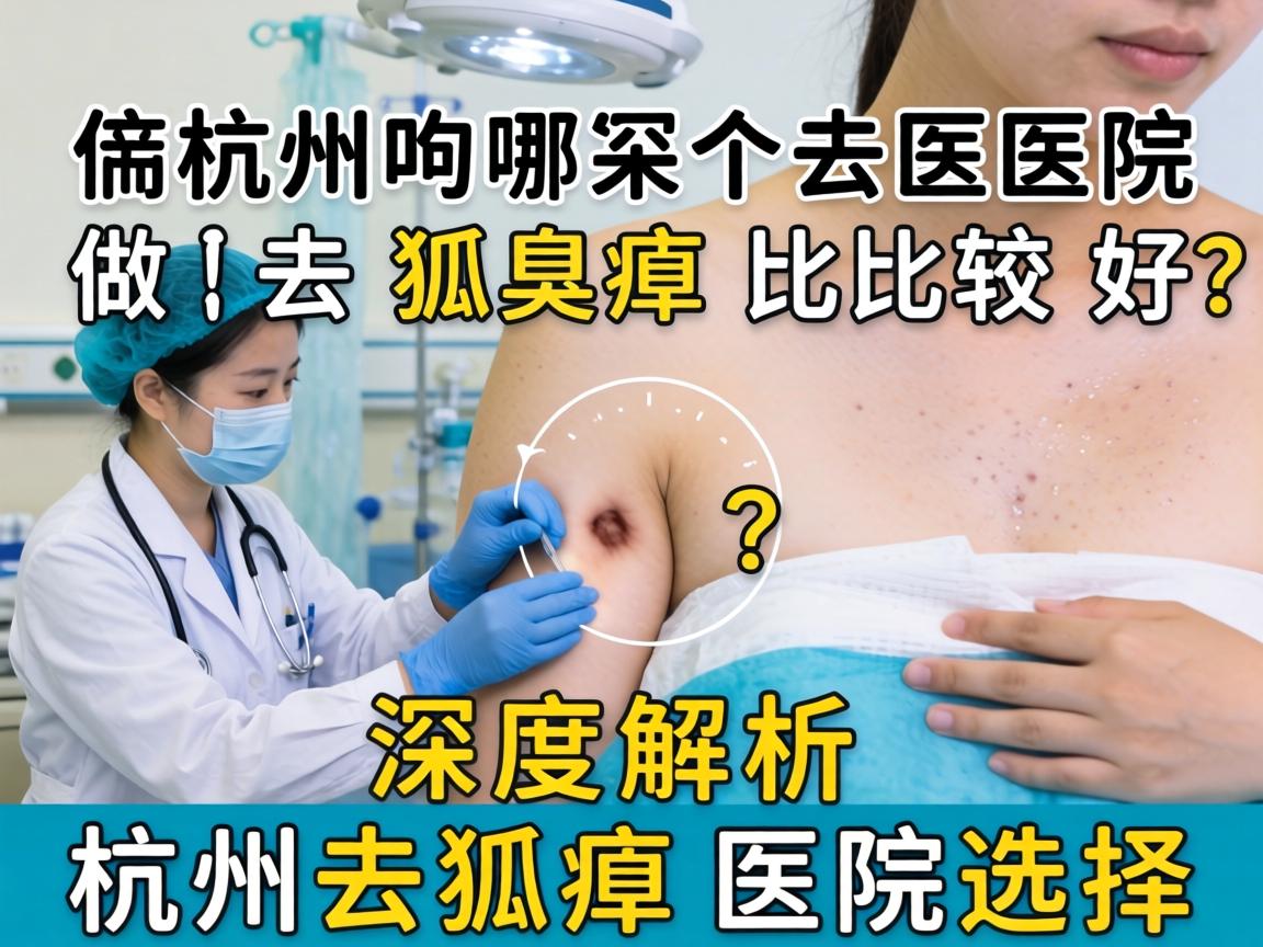 杭州哪个医院做去狐臭比较好？深度解析杭州去狐臭医院选择