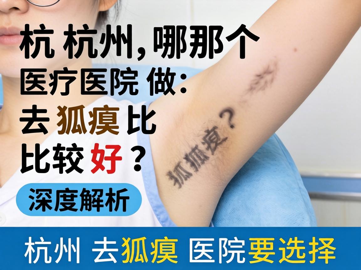 杭州哪个医院做去狐臭比较好？深度解析杭州去狐臭医院选择