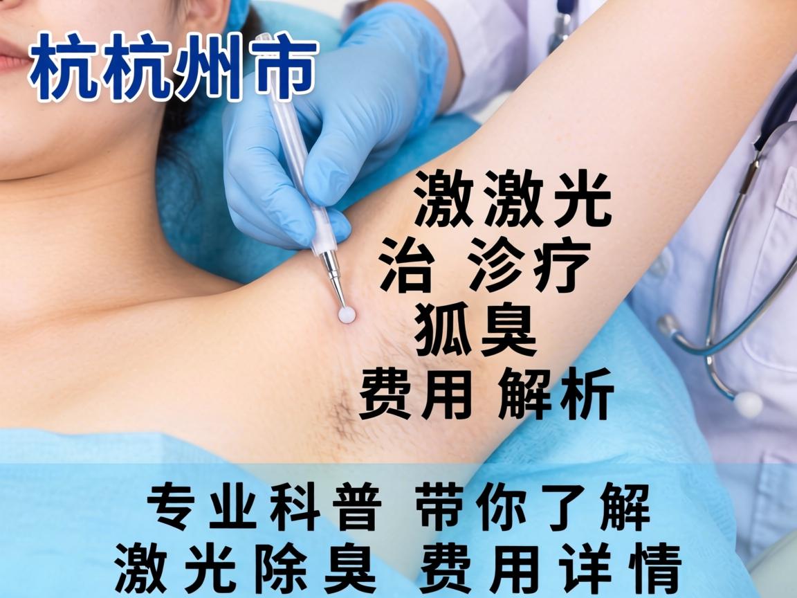 杭州激光治疗狐臭费用解析，专业科普带你了解激光除臭费用详情