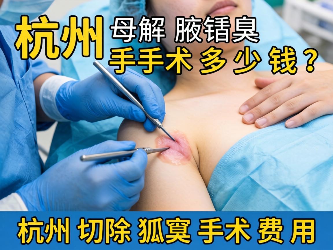 杭州腋臭手术多少钱?详解杭州切除狐臭手术费用 杭州腋臭手术多少钱?详解杭州切除狐臭手术费用
