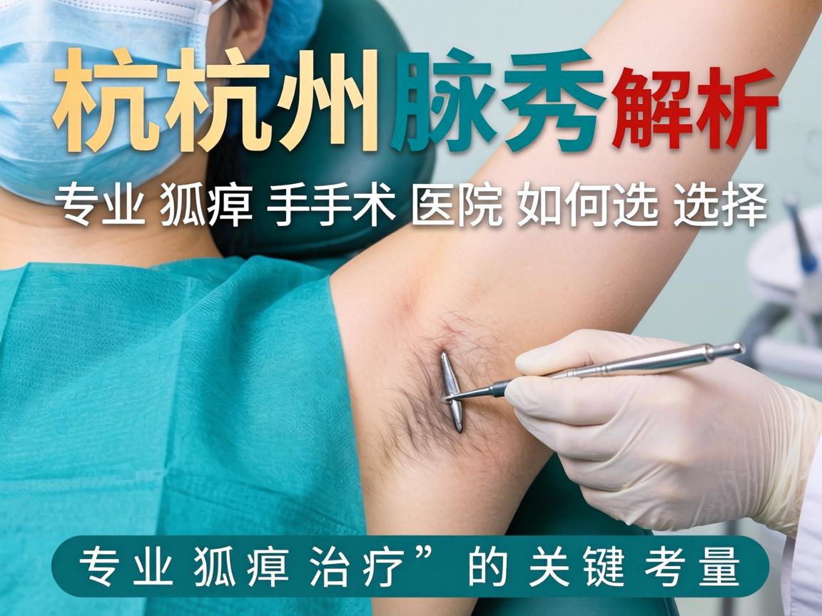 杭州腋秀解析,专业狐臭手术医院如何选择,专业狐臭治疗的关键考量 杭州腋秀解析,专业狐臭手术医院如何选择,专业狐臭治疗的关键考量