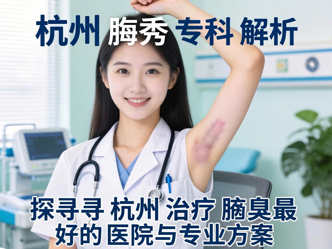 杭州腋秀专科解析，探寻杭州治疗腋臭最好的医院与专业方案