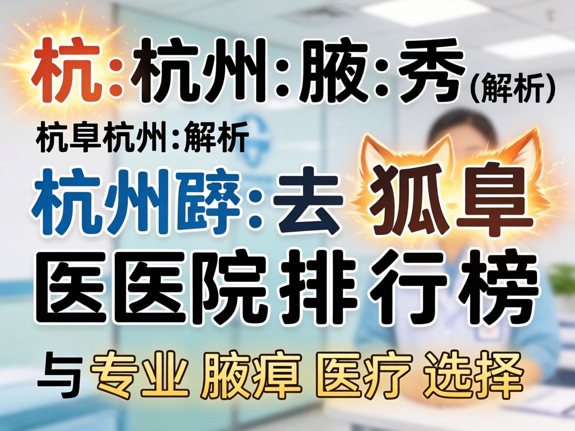 杭州腋秀解析,杭州去狐臭医院排行榜与专业腋臭医疗选择 杭州腋秀解析,杭州去狐臭医院排行榜与专业腋臭医疗选择