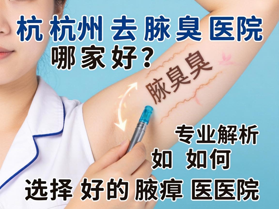 杭州去腋臭医院哪家好?专业解析如何选择好的腋臭医院 杭州去腋臭医院哪家好?专业解析如何选择好的腋臭医院