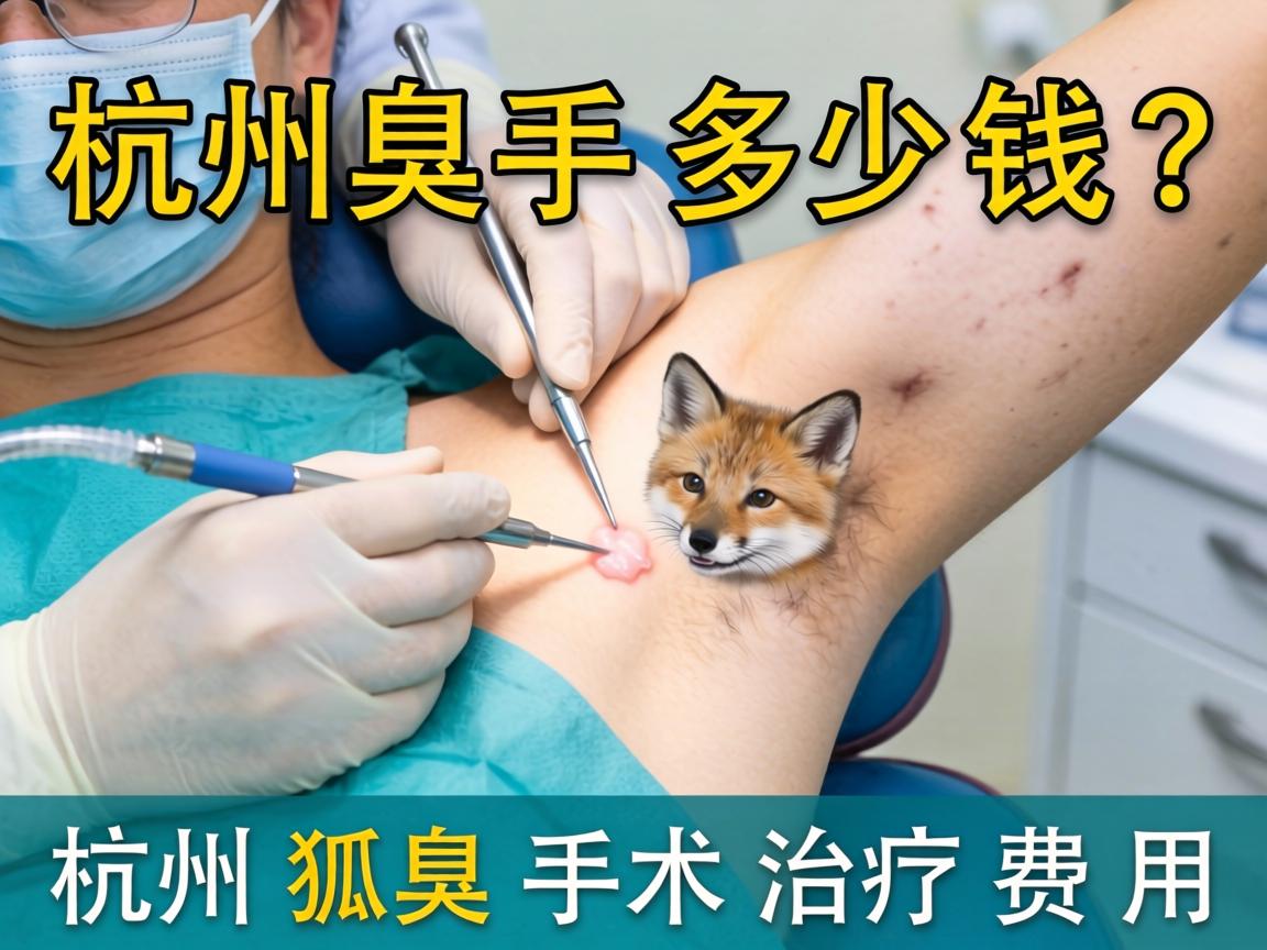 杭州狐臭手术多少钱？详解杭州狐臭手术治疗费用