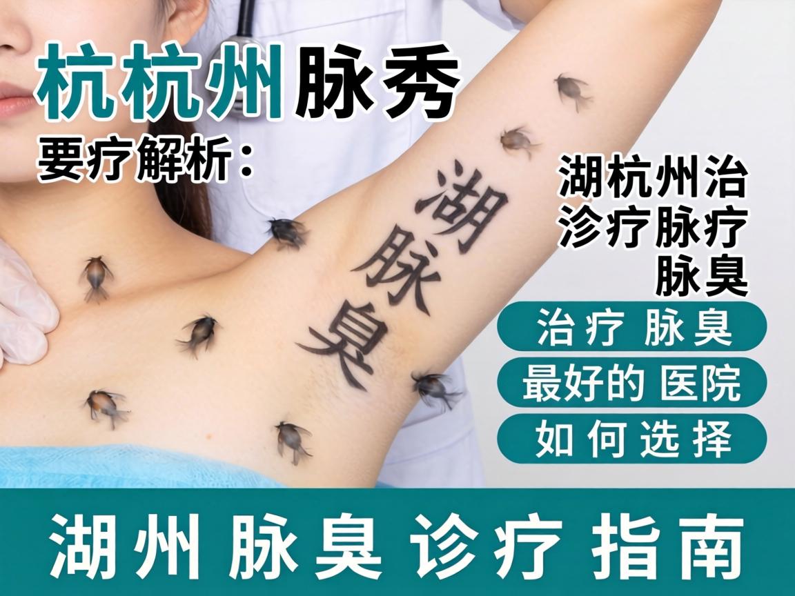 杭州腋秀解析，湖州治疗腋臭最好的医院如何选择，湖州腋臭诊疗指南