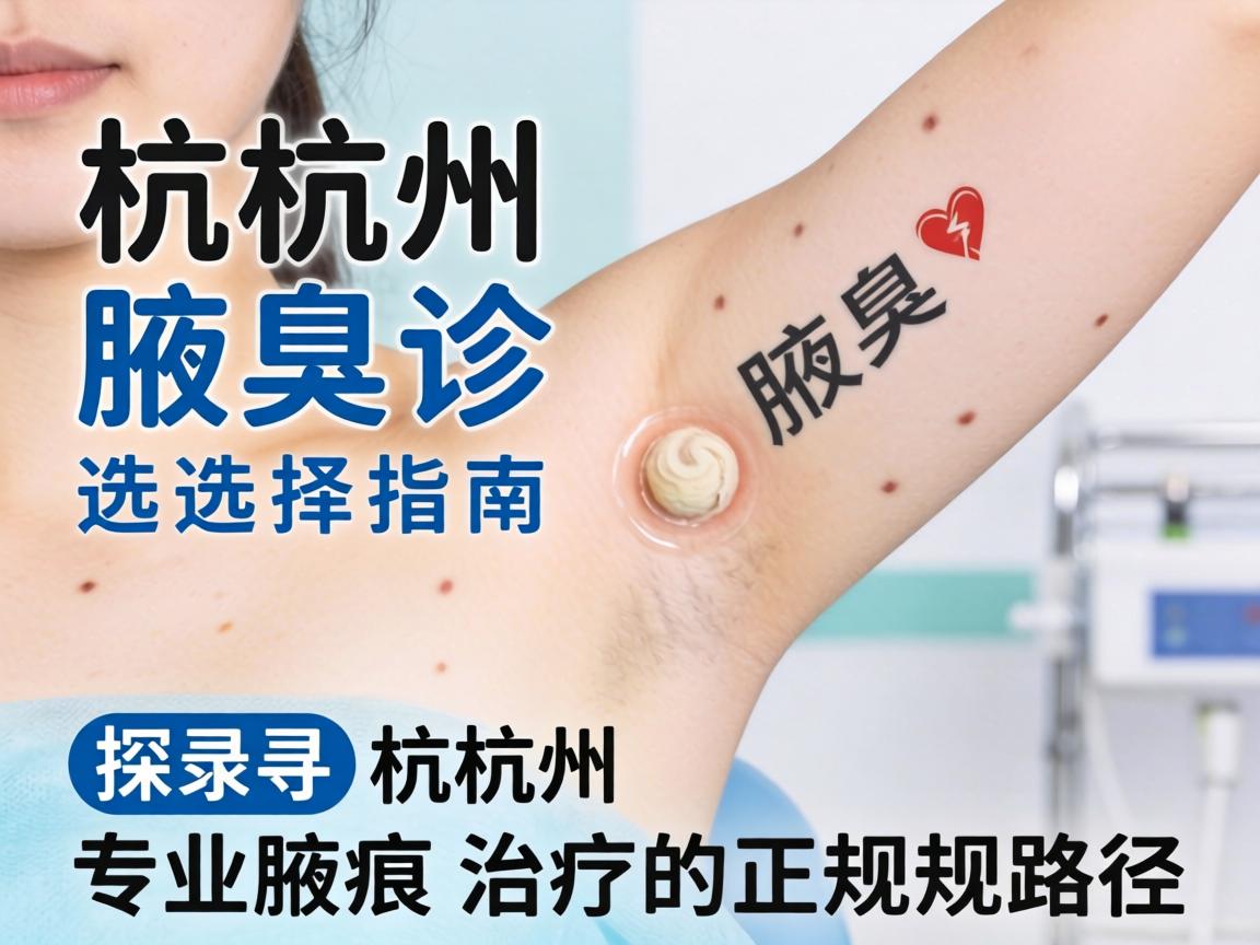 杭州腋臭诊疗选择指南，探寻杭州专业腋臭治疗的正规路径