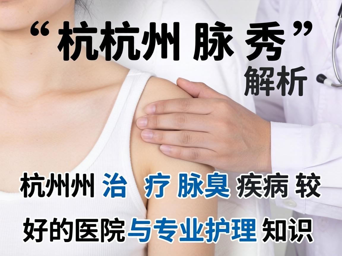 杭州腋秀解析，杭州治疗腋臭疾病较好的医院与专业护理知识
