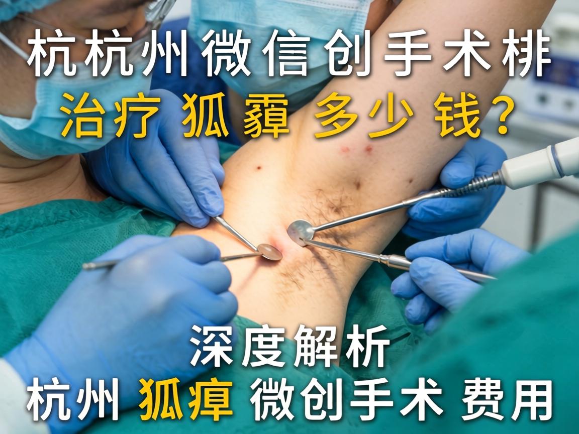 杭州微创手术治疗狐臭多少钱？深度解析杭州狐臭微创手术费用