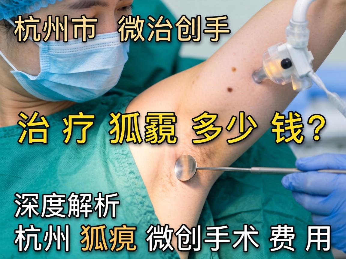 杭州微创手术治疗狐臭多少钱？深度解析杭州狐臭微创手术费用