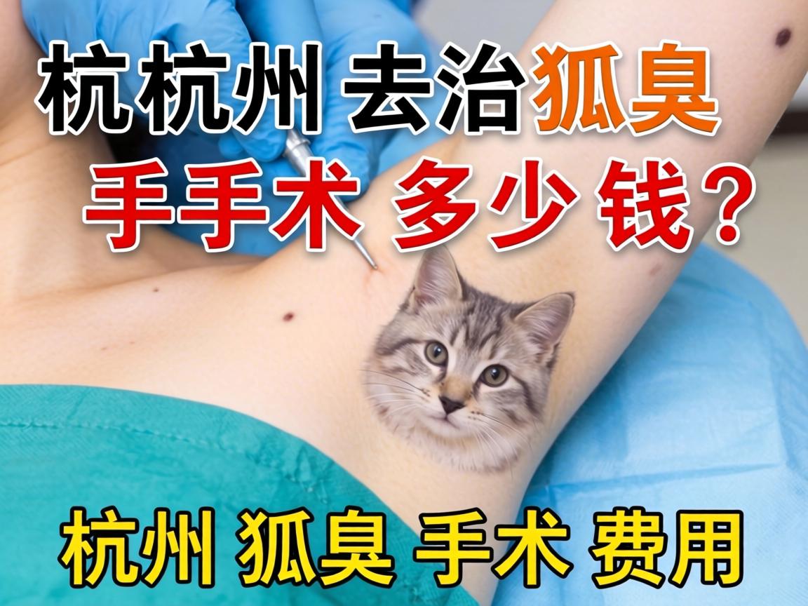 杭州去狐臭手术多少钱？详解杭州狐臭手术费用