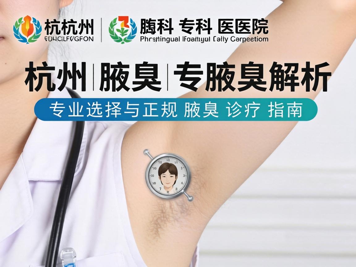 杭州腋臭专科医院解析，专业选择与正规腋臭诊疗指南