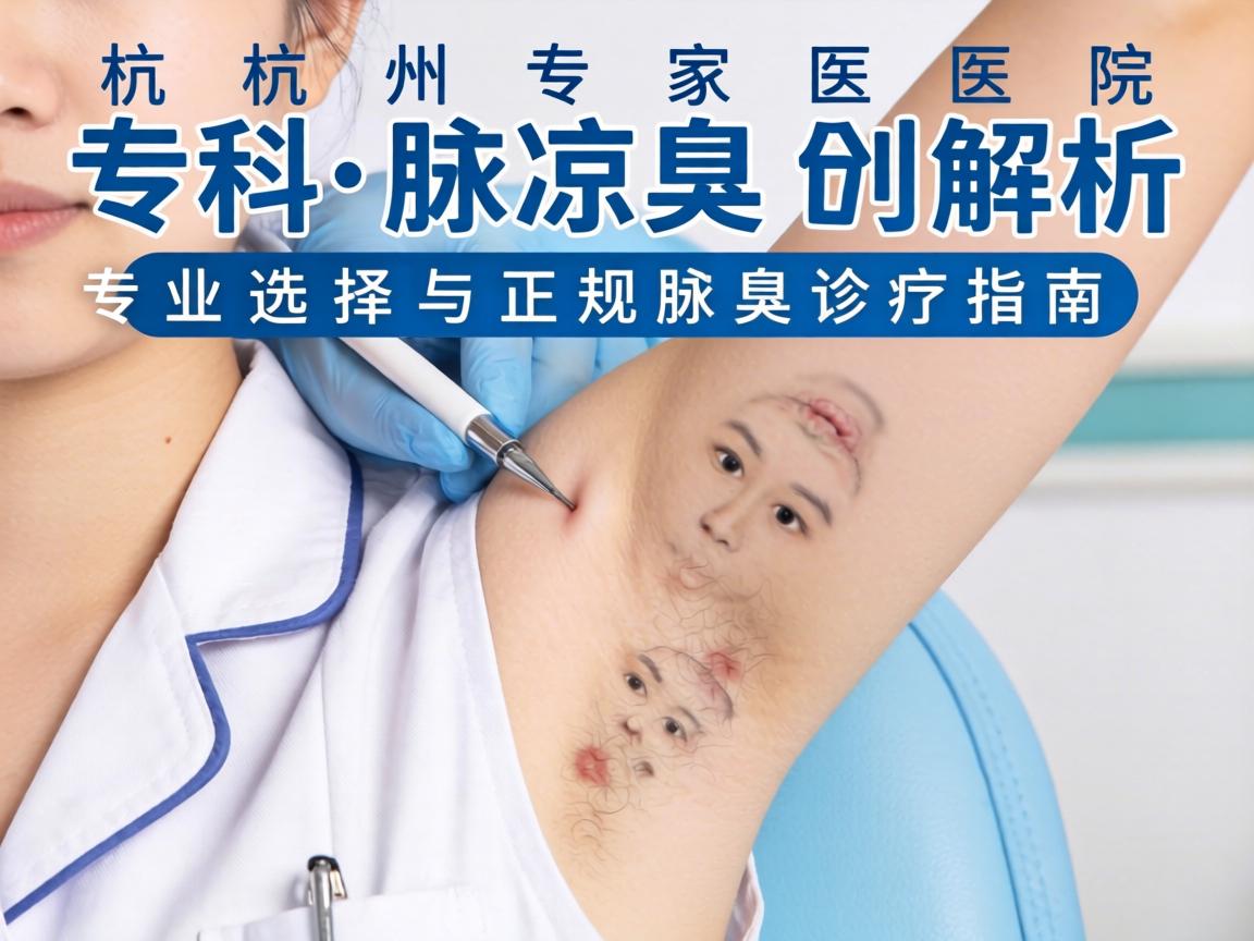 杭州腋臭专科医院解析，专业选择与正规腋臭诊疗指南