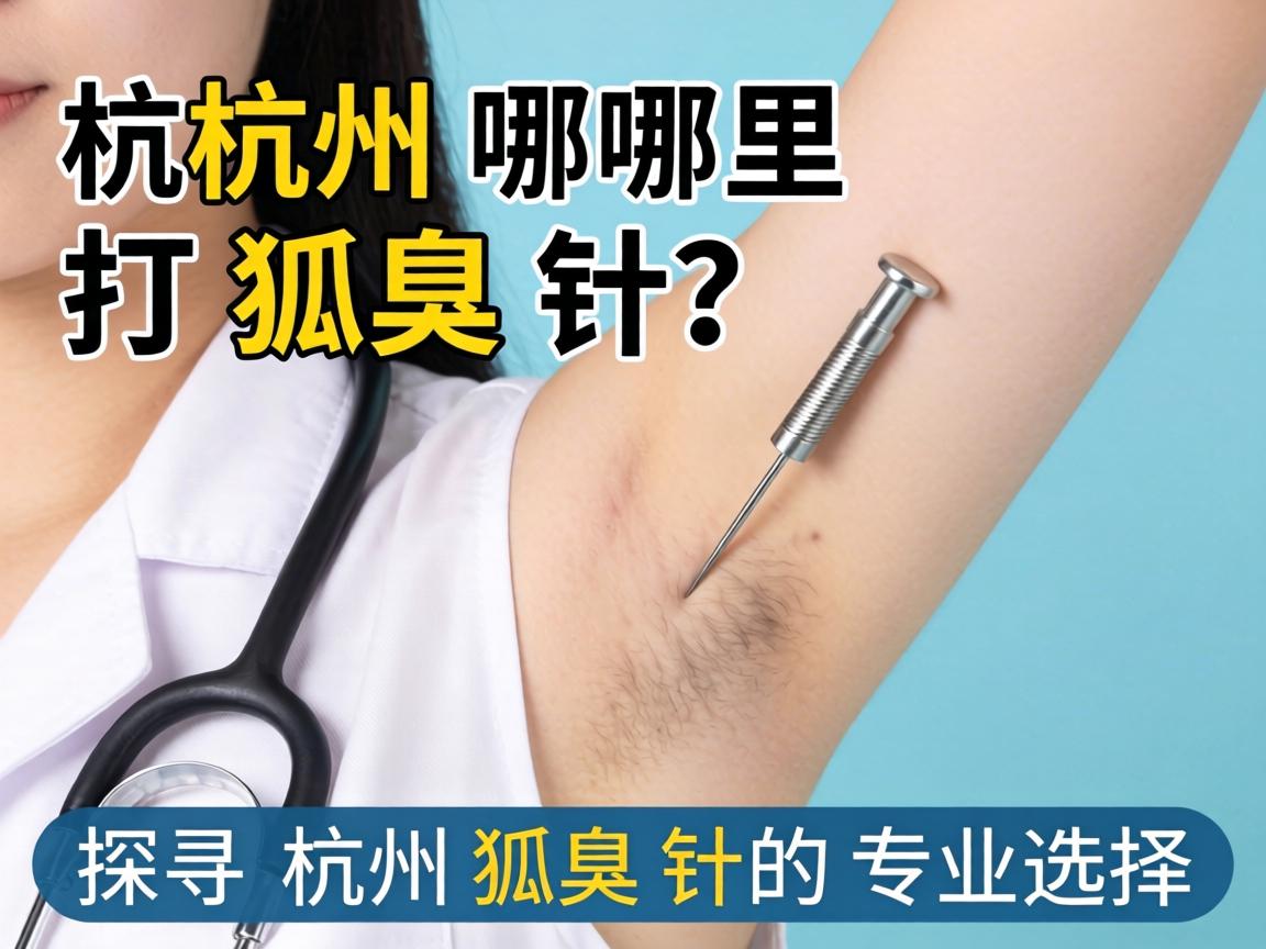 杭州哪里打狐臭针？探寻杭州狐臭针的专业选择