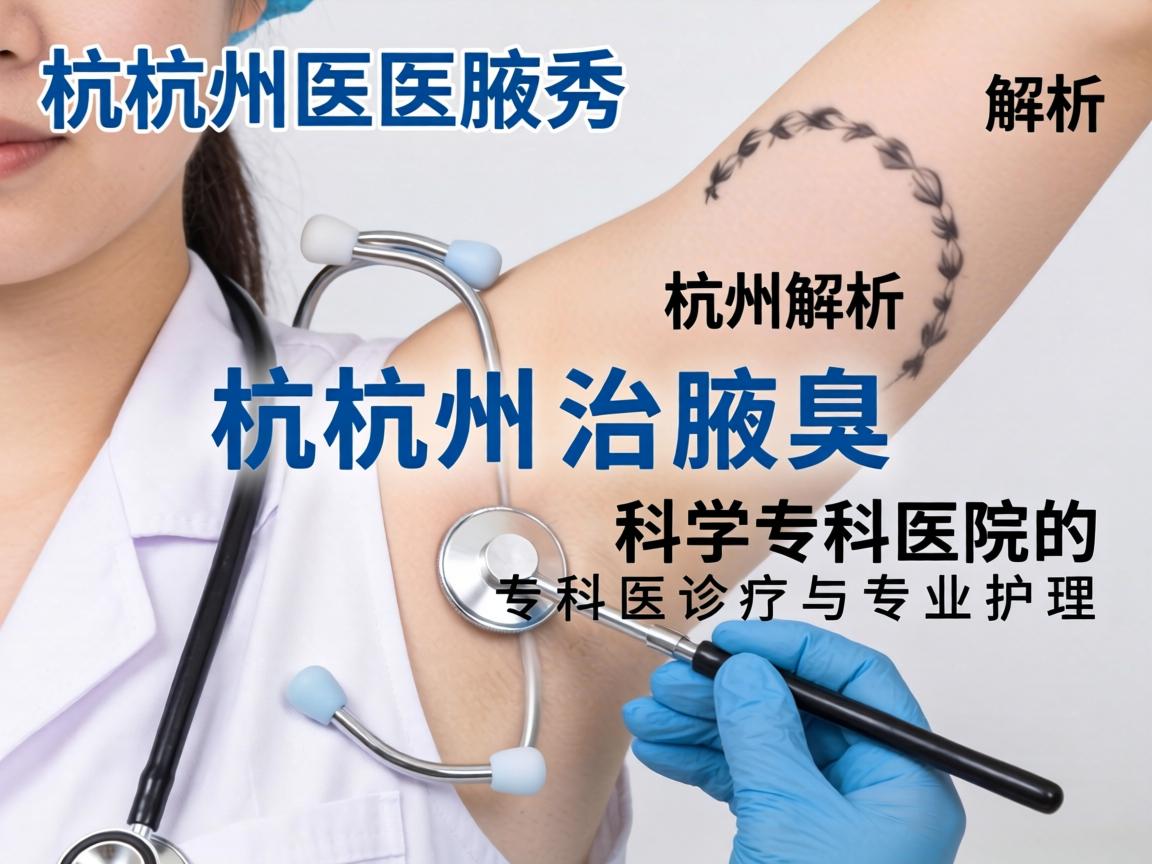 杭州腋秀解析，杭州治腋臭专科医院的科学诊疗与专业护理