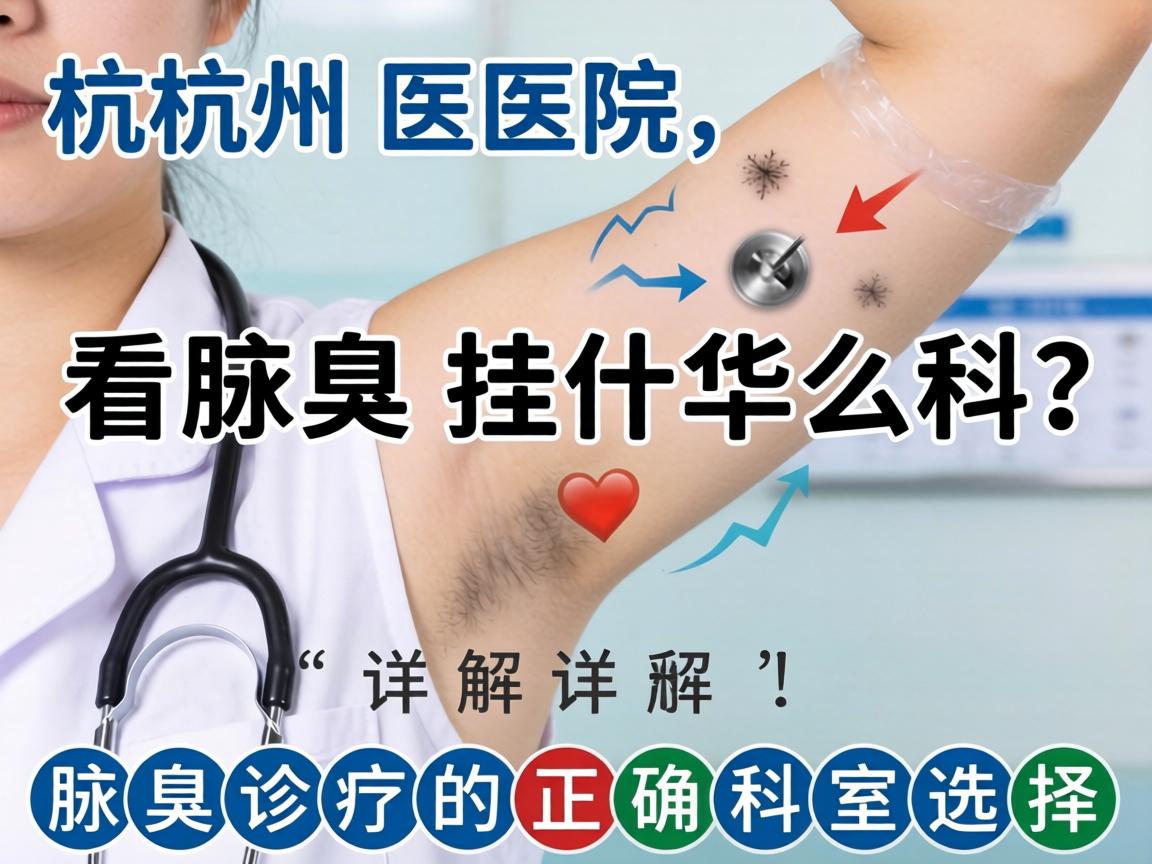 杭州医院看腋臭挂什么科?详解腋臭诊疗的正确科室选择 杭州医院看腋臭挂什么科?详解腋臭诊疗的正确科室选择