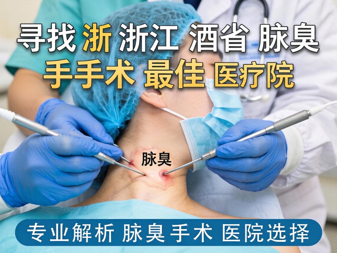 寻找浙江省腋臭手术最佳医院，专业解析腋臭手术医院选择
