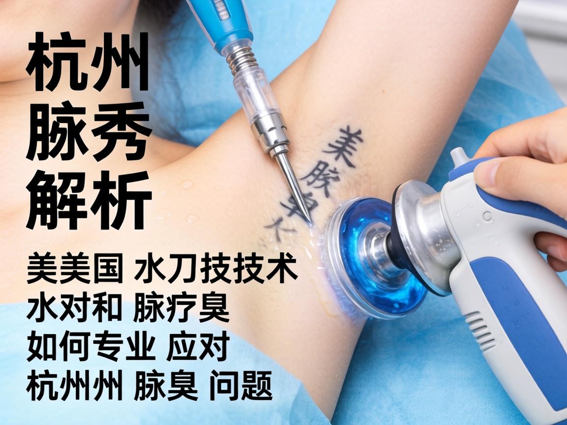 杭州腋秀解析，美国水刀技术如何专业应对杭州腋臭问题