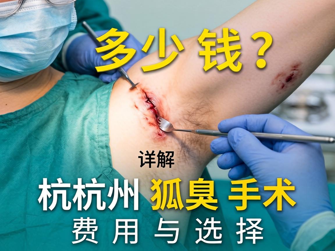 狐臭微创手术多少钱?详解杭州狐臭手术费用与选择 狐臭微创手术多少钱?详解杭州狐臭手术费用与选择