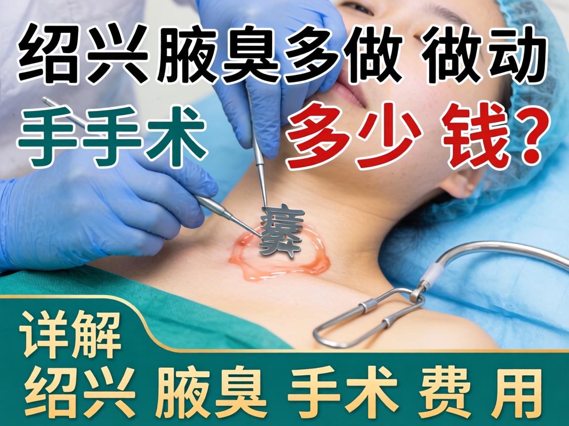 在绍兴做腋臭手术多少钱？详解绍兴腋臭手术费用