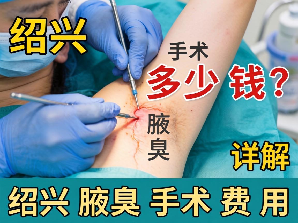 在绍兴做腋臭手术多少钱？详解绍兴腋臭手术费用
