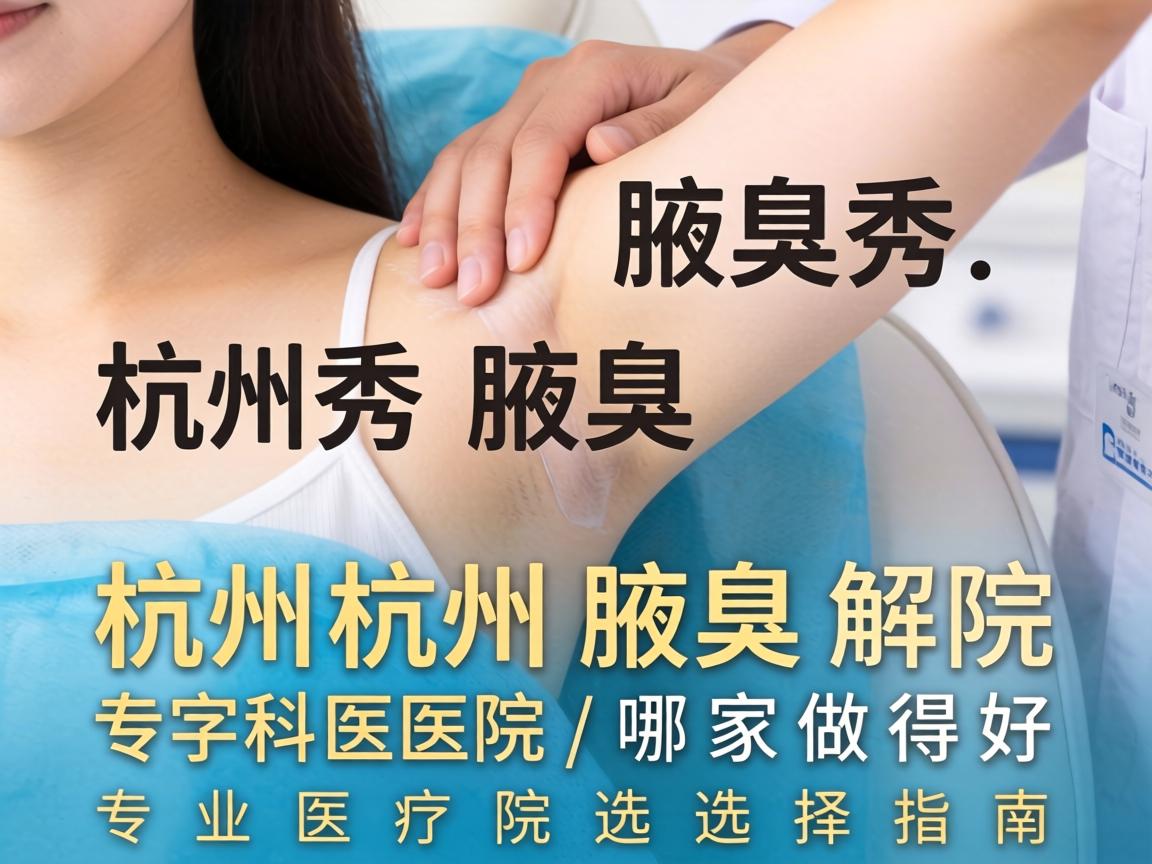 杭州腋秀解析,杭州腋臭专科医院哪家做得好,专业医院选择指南 杭州腋秀解析,杭州腋臭专科医院哪家做得好,专业医院选择指南