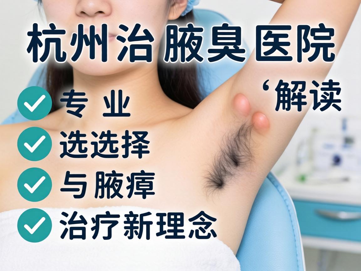 杭州治腋臭医院解读,专业选择与腋臭治疗新理念 杭州治腋臭医院解读,专业选择与腋臭治疗新理念