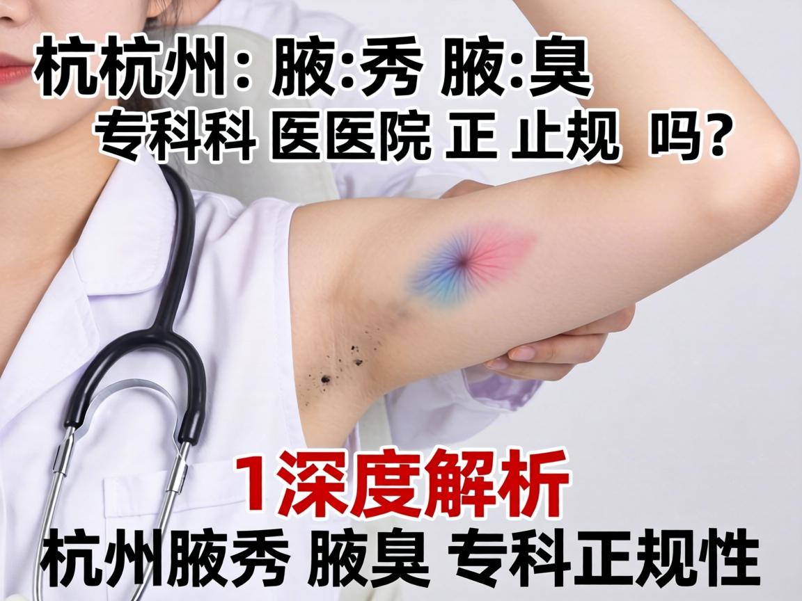 杭州腋秀腋臭专科医院正规吗?深度解析杭州腋秀腋臭专科正规性 杭州腋秀腋臭专科医院正规吗?深度解析杭州腋秀腋臭专科正规性