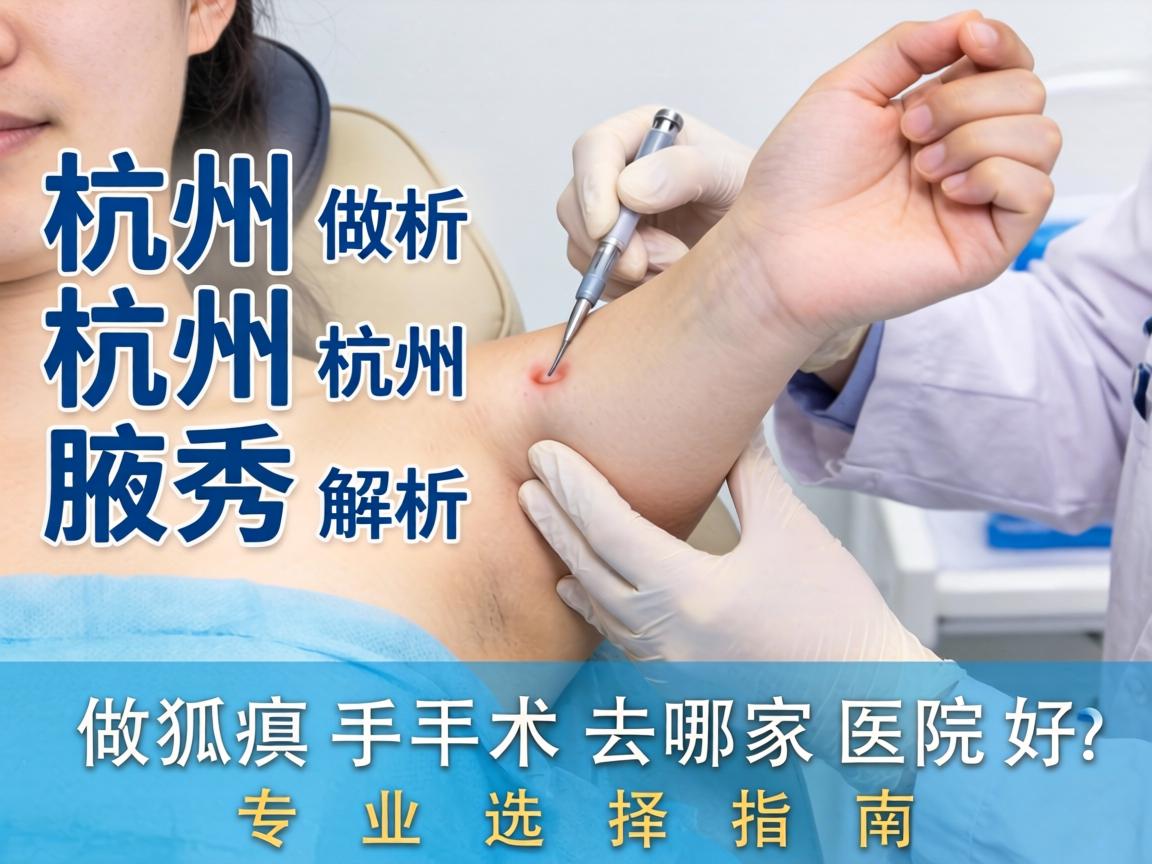 杭州腋秀解析,杭州做狐臭手术去哪家医院好?专业选择指南 杭州腋秀解析,杭州做狐臭手术去哪家医院好?专业选择指南