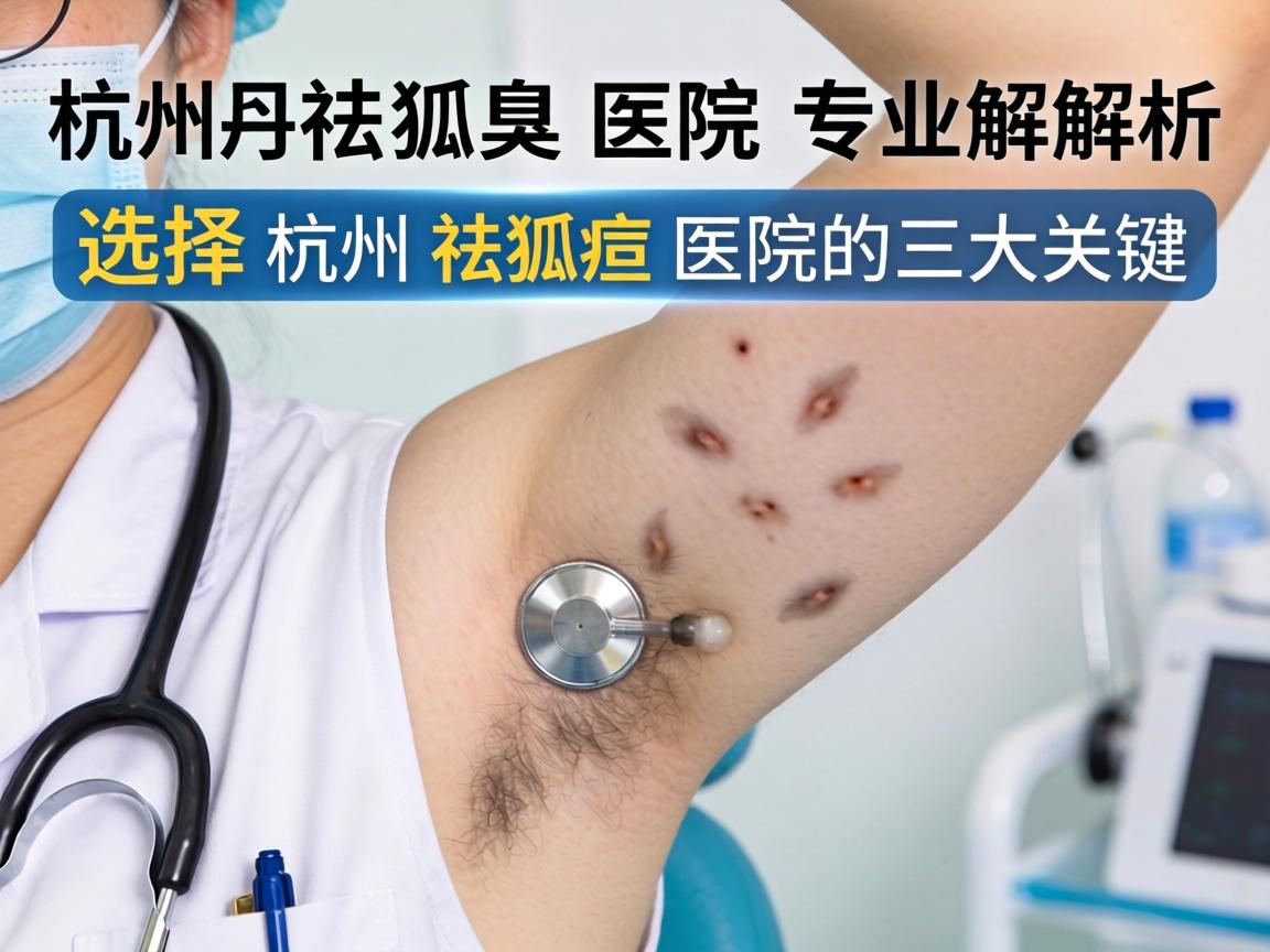 杭州祛狐臭医院专业解析，选择杭州祛狐臭医院的三大关键
